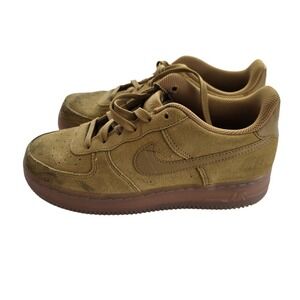 Nike Air Force 1 LV8 Tan Suede Wheat Gum Sneaker Trainers Shoes US‎ 6.5